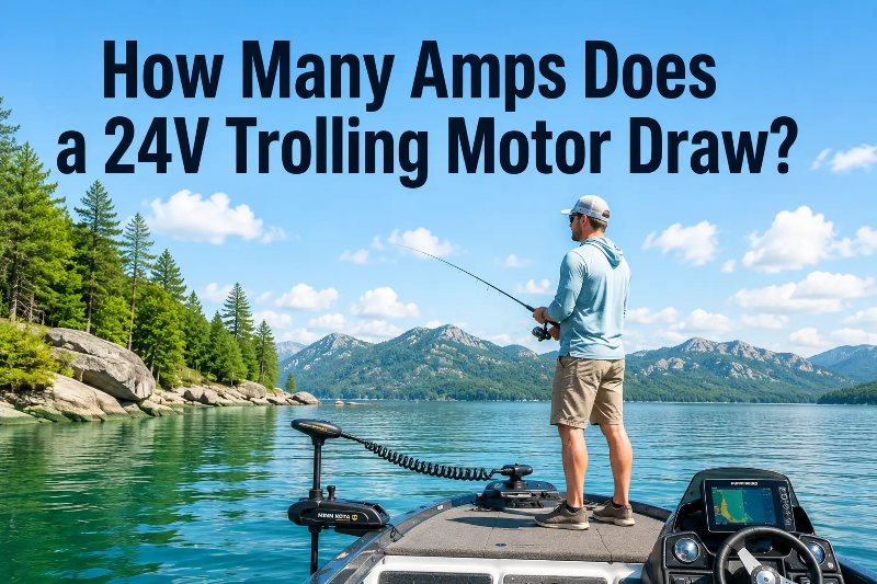 Hvor mange ampere trekker en 24V trollingmotor?